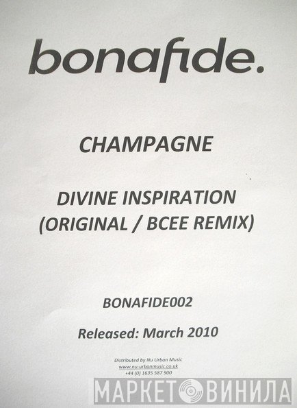 Champagne - Divine Inspiration