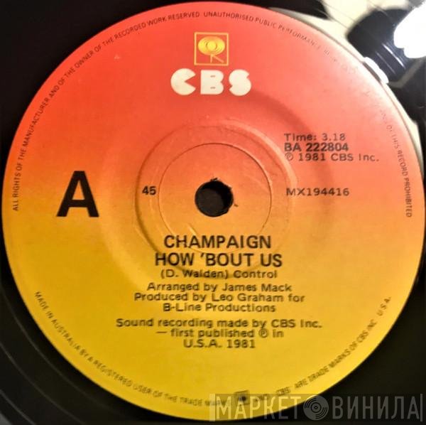 Champaign  - How 'Bout Us