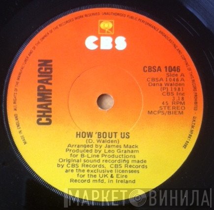 Champaign  - How 'Bout Us
