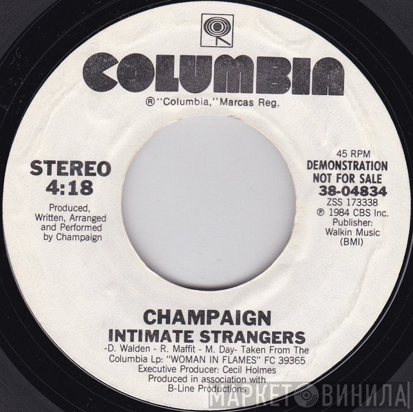 Champaign  - Intimate Strangers