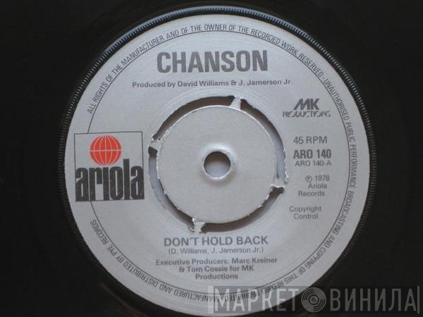 Chanson - Don't Hold Back
