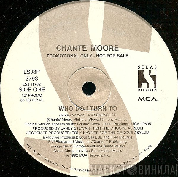 Chanté Moore - Who Do I Turn To
