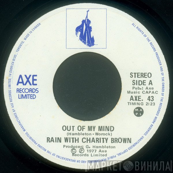 Charity Brown, Rain  - Out Of My Mind