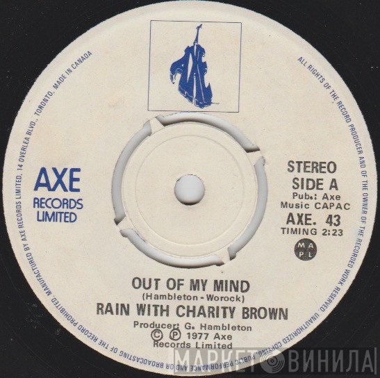 Charity Brown, Rain  - Out Of My Mind