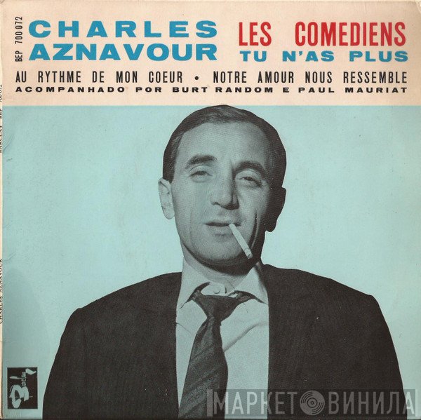 Charles Aznavour Acompanhado Por Burt Random E Paul Mauriat  - Les Comédiens