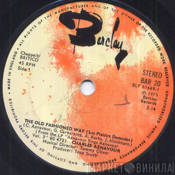 Charles Aznavour - The OId Fashioned Way (Les Plaisirs Demodes)