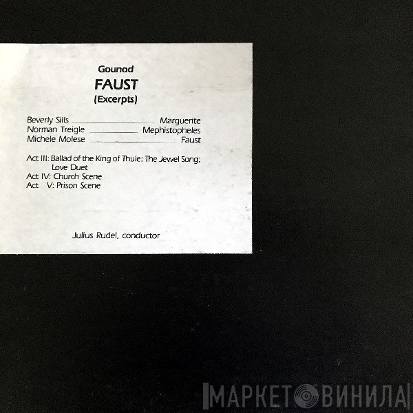Charles Gounod - Beverly Sills, Norman Treigle, Michele Molese, Julius Rudel  - Faust (Excerpts)