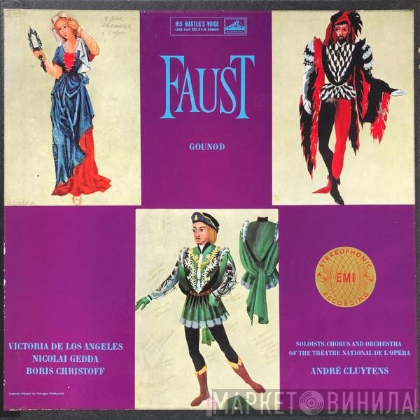 Charles Gounod, Nicolai Gedda, Victoria De Los Angeles, Boris Christoff, André Cluytens, Chœurs Du Théâtre National De L'Opéra Comique, Orchestre Du Théâtre National De L'Opéra-Comique - Faust