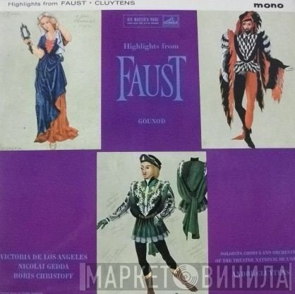 Charles Gounod, Orchestre National De L'Opéra De Paris, André Cluytens, Jules Barbier, René Duclos, Michel Carré  - Highlights From Faust