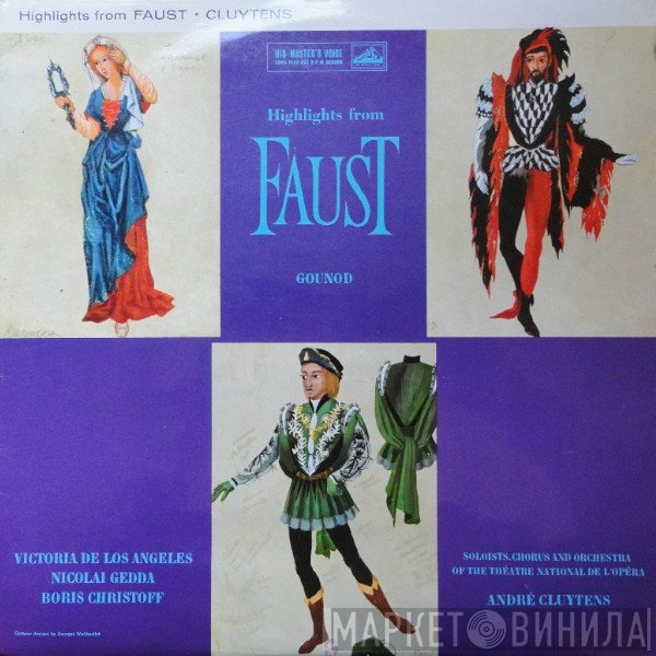 Charles Gounod - Orchestre National De L'Opéra De Paris Conducted By André Cluytens  - Highlights From "Faust"