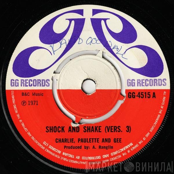 Charlie Ace, Paulette And Gee, Winston Wright - Shock And Shake (Vers. 3) / Roll On (Vers. 2)