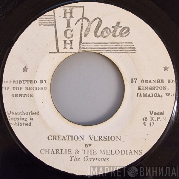 Charlie Ace, The Melodians - Creation Version