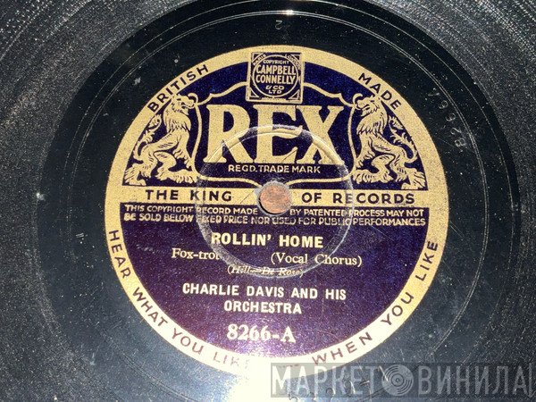 Charlie Davis And His Orchestra, Frank Luther And His Orchestra - Rollin’ Home / Spellbound 