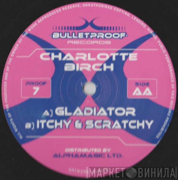 Charlotte Birch - Gladiator / Itchy & Scratchy