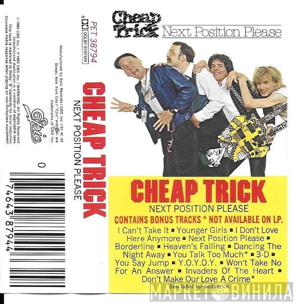 Cheap Trick  - Next Position Please