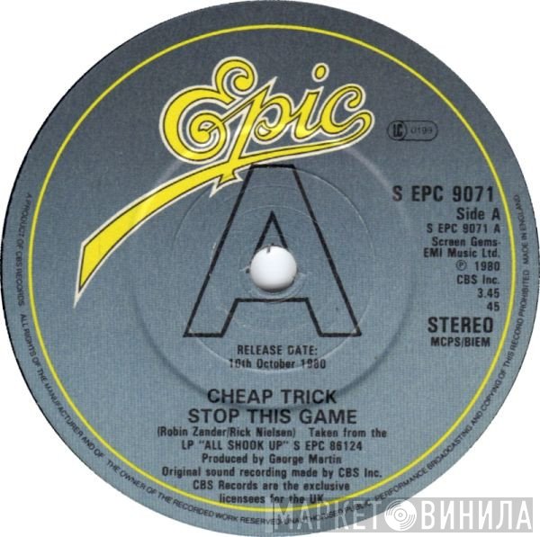 Cheap Trick - Stop This Game