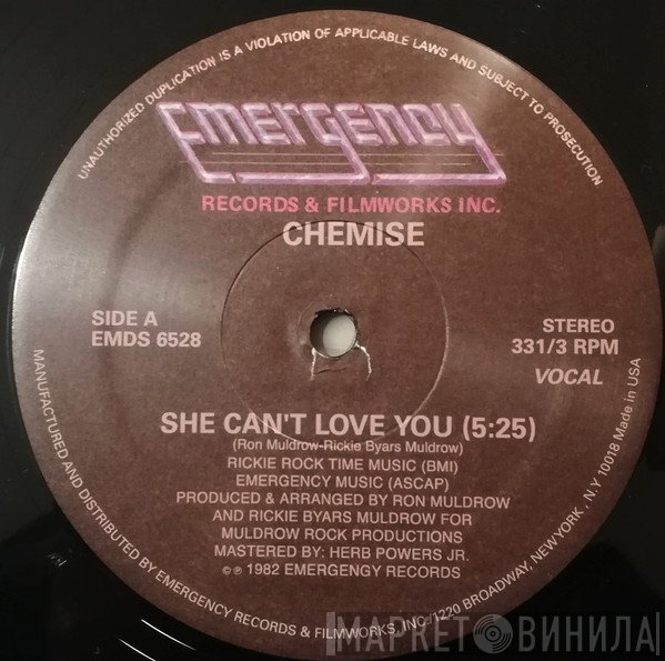 Chemise - She Can't Love You
