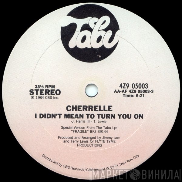 Cherrelle - I Didn't Mean To Turn You On