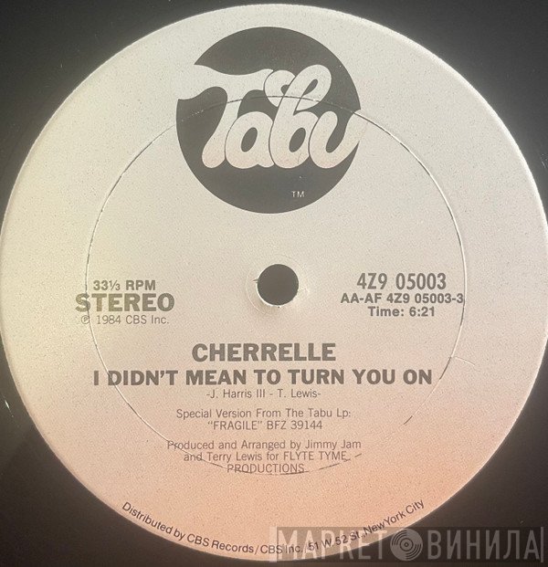 Cherrelle - I Didn't Mean To Turn You On