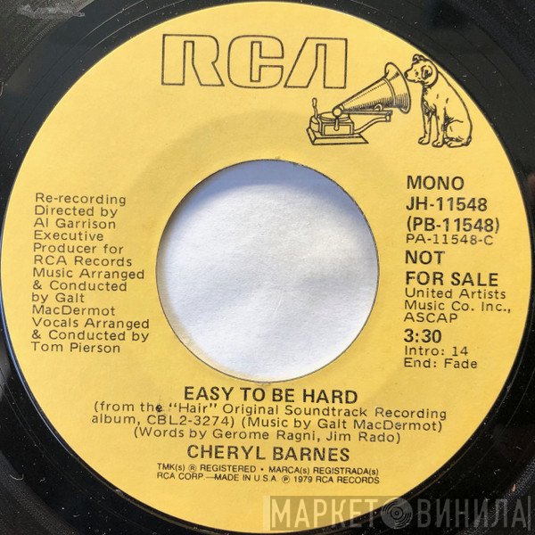 Cheryl Barnes - Easy To Be Hard