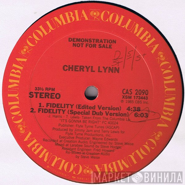 Cheryl Lynn  - Fidelity