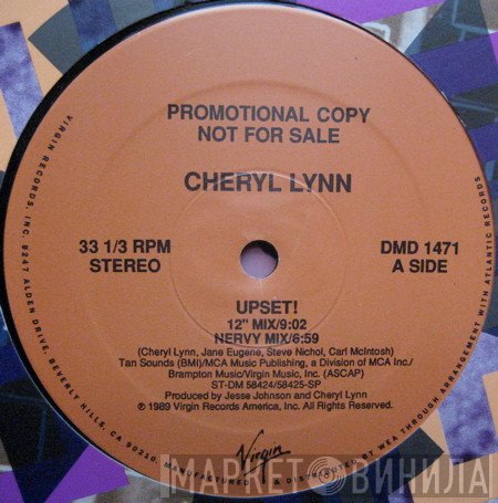 Cheryl Lynn  - Upset!