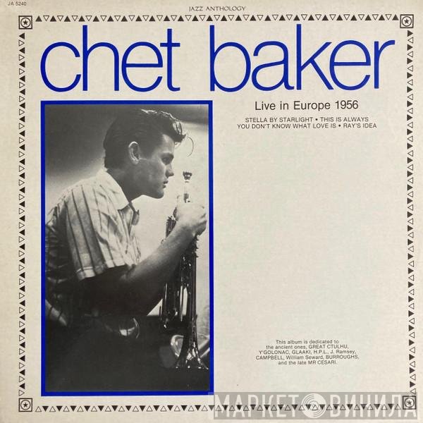 Chet Baker  - Live In Europe 1956