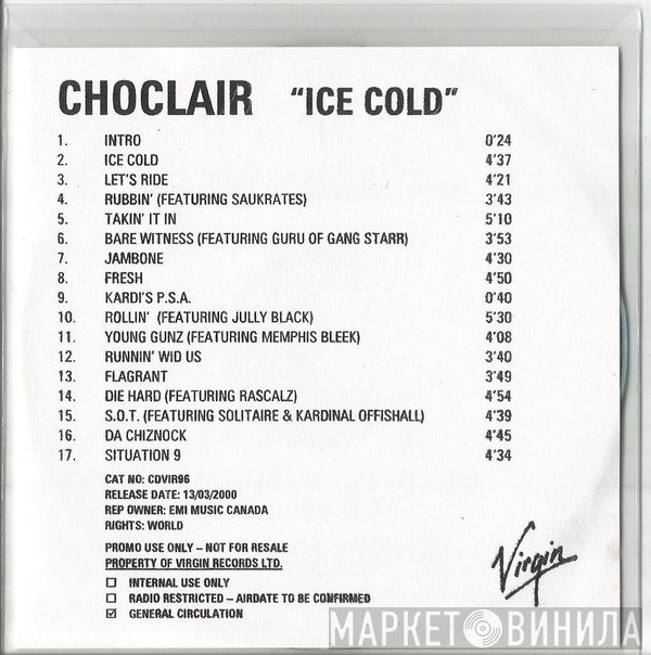 Choclair - Ice Cold