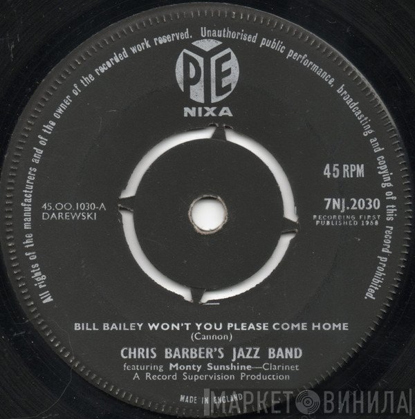 Chris Barber's Jazz Band - Bill Bailey Won't You Please Come Home