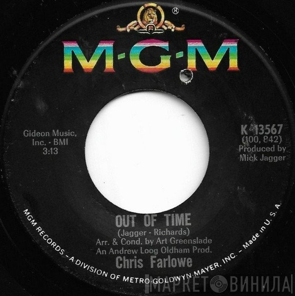 Chris Farlowe  - Out Of Time / Baby Make It Soon