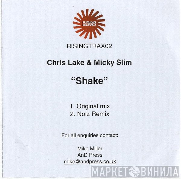 Chris Lake & Micky Slim  - Shake