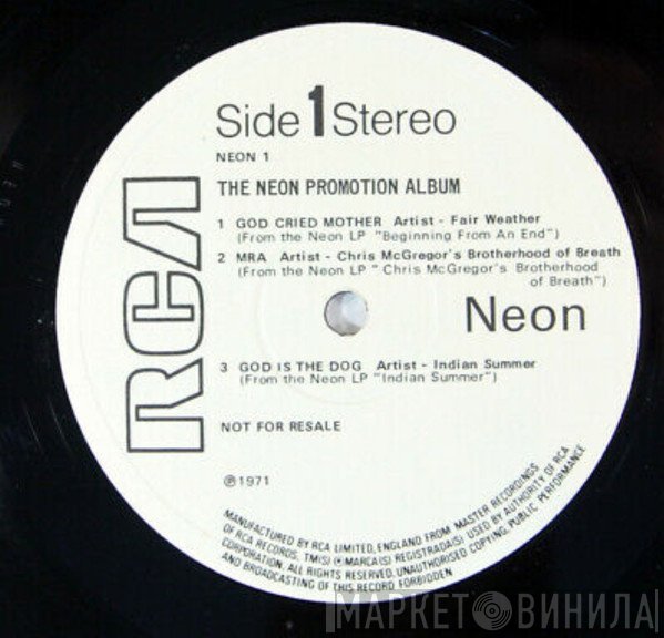Chris McGregor's Brotherhood Of Breath, Indian Summer , Fair Weather - The Neon Promotion Album