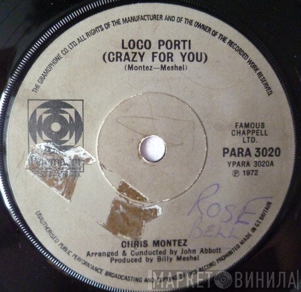 Chris Montez - Loco Porti (Crazy For You)