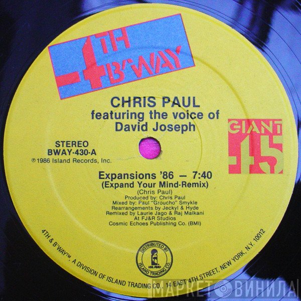 Chris Paul, David Joseph - Expansions '86 (Expand Your Mind)
