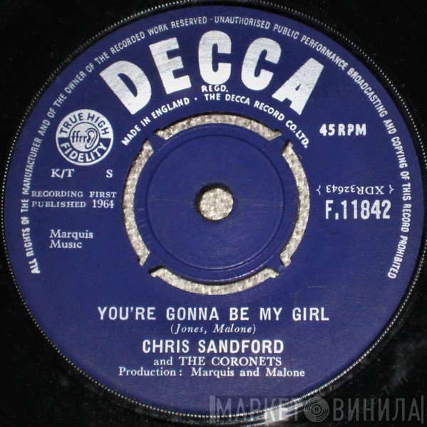 Chris Sandford &amp; The Coronets - You're Gonna Be My Girl