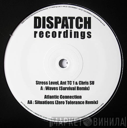 Chris.Su, Stress Level & TC1, Atlantic Connection - Waves (Survival Remix) / Situations (Zero Tolerance Remix)