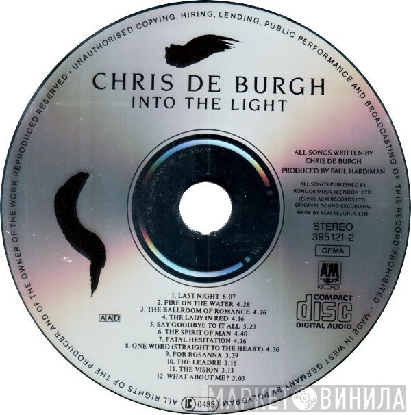 Chris de Burgh - Into The Light