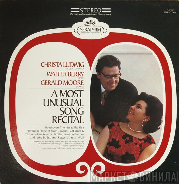 Christa Ludwig, Walter Berry, Gerald Moore - A Most Unusual Song Recital