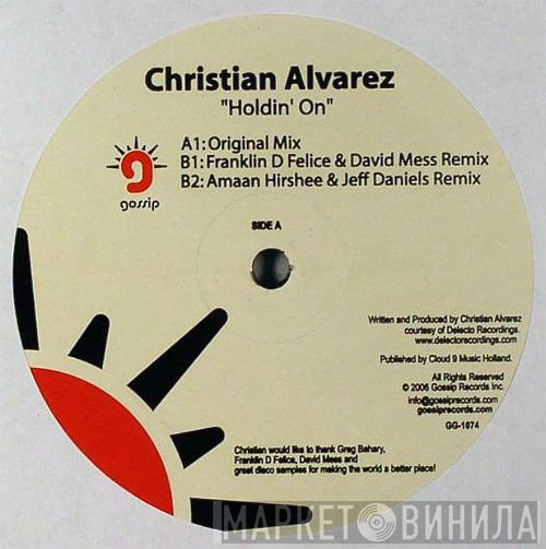 Christian Alvarez - Holdin' On
