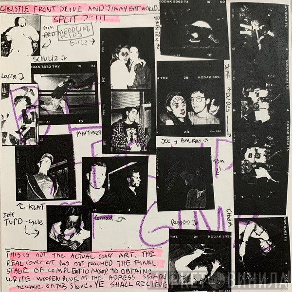 Christie Front Drive And Jimmy Eat World  - Split 7"