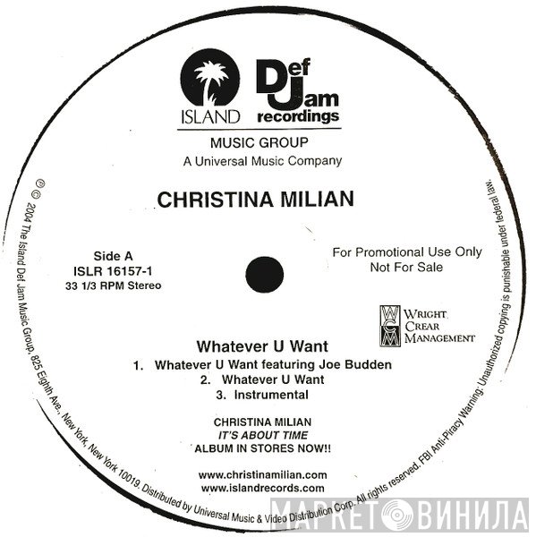Christina Milian - Whatever U Want
