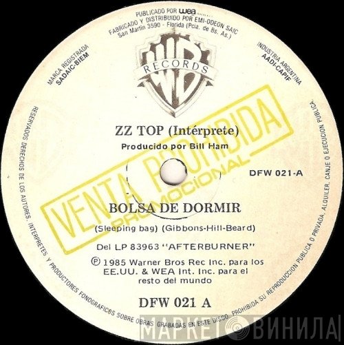 Christopher Cross, ZZ Top - Bolsa De Dormir / Encanta La Serpiente