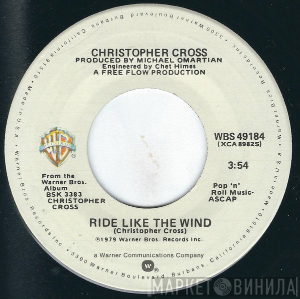 Christopher Cross  - Ride Like The Wind