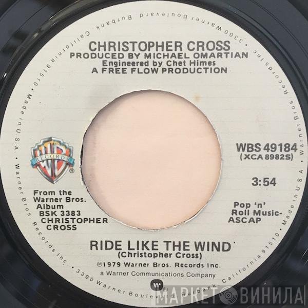 Christopher Cross  - Ride Like The Wind