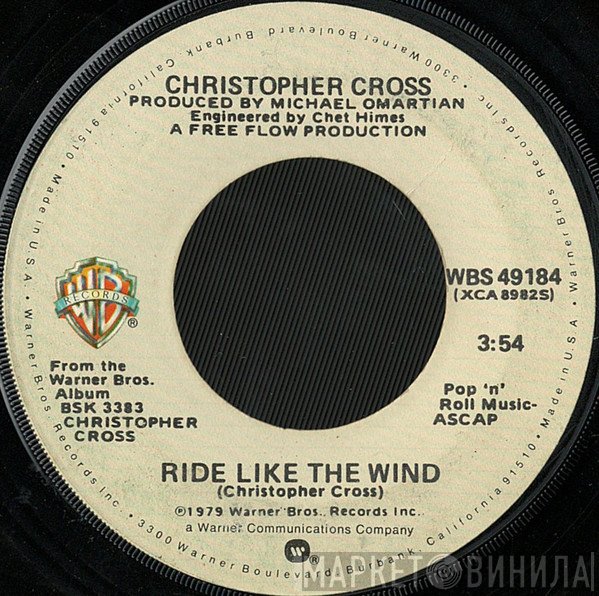 Christopher Cross  - Ride Like The Wind