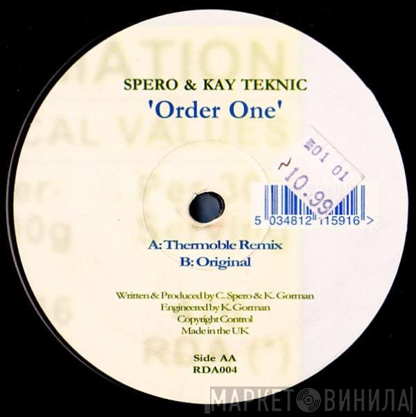 Christopher Spero & Kay Teknik  - Order One