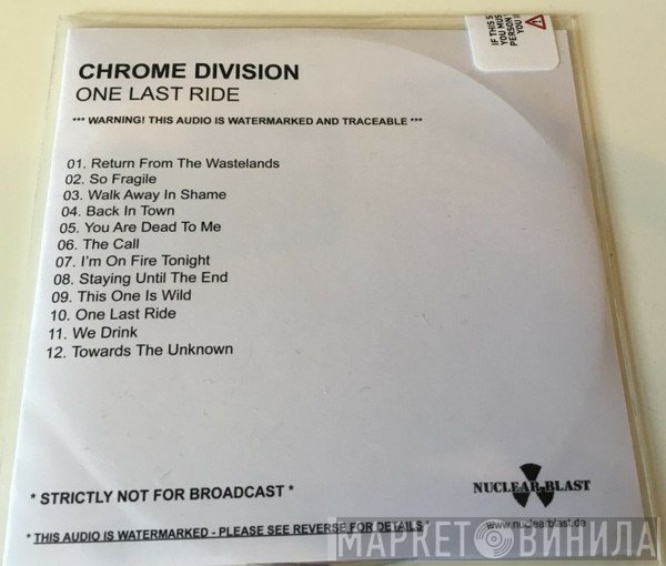 Chrome Division  - One Last Ride