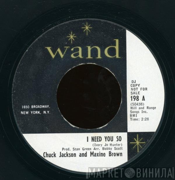 Chuck Jackson, Maxine Brown - I Need You So