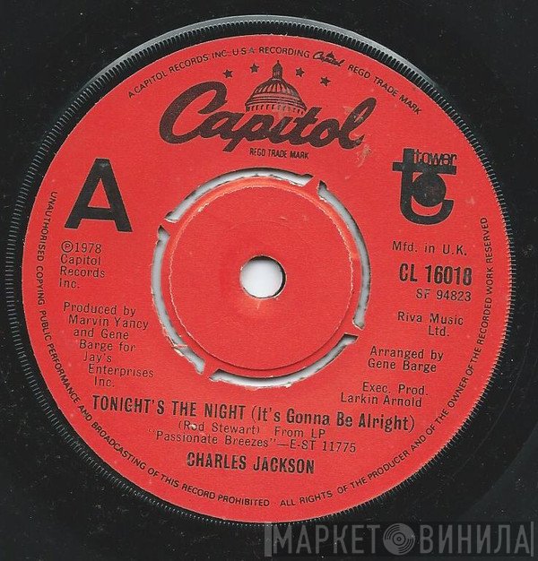 Chuck Jackson  - Tonight's The Night (It's Gonna Be Alright)
