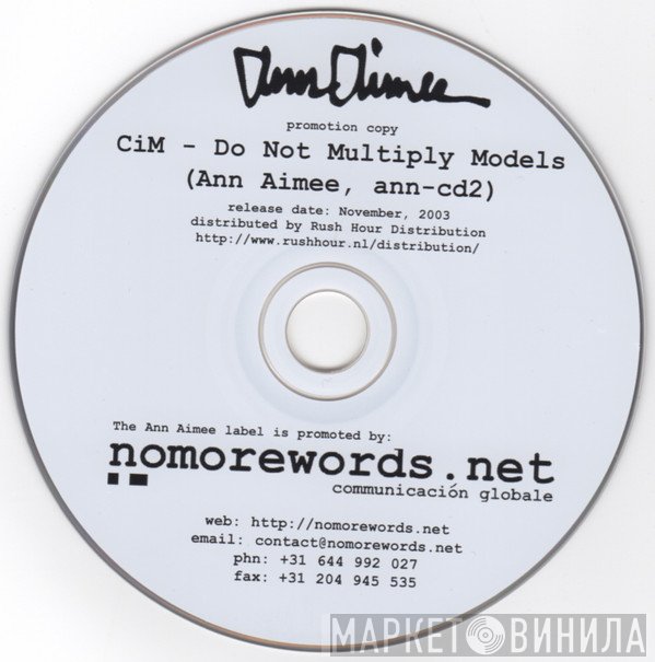 CiM  - Do Not Multiply Models